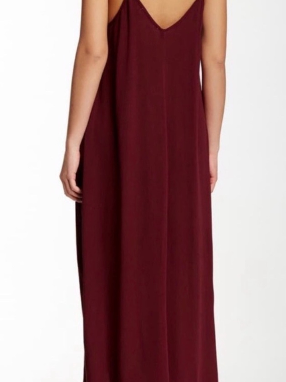 NWT Lovestitch Gauze Maxi Dress Cover-Up in Brick Red color size M/L - Picture 2 of 4